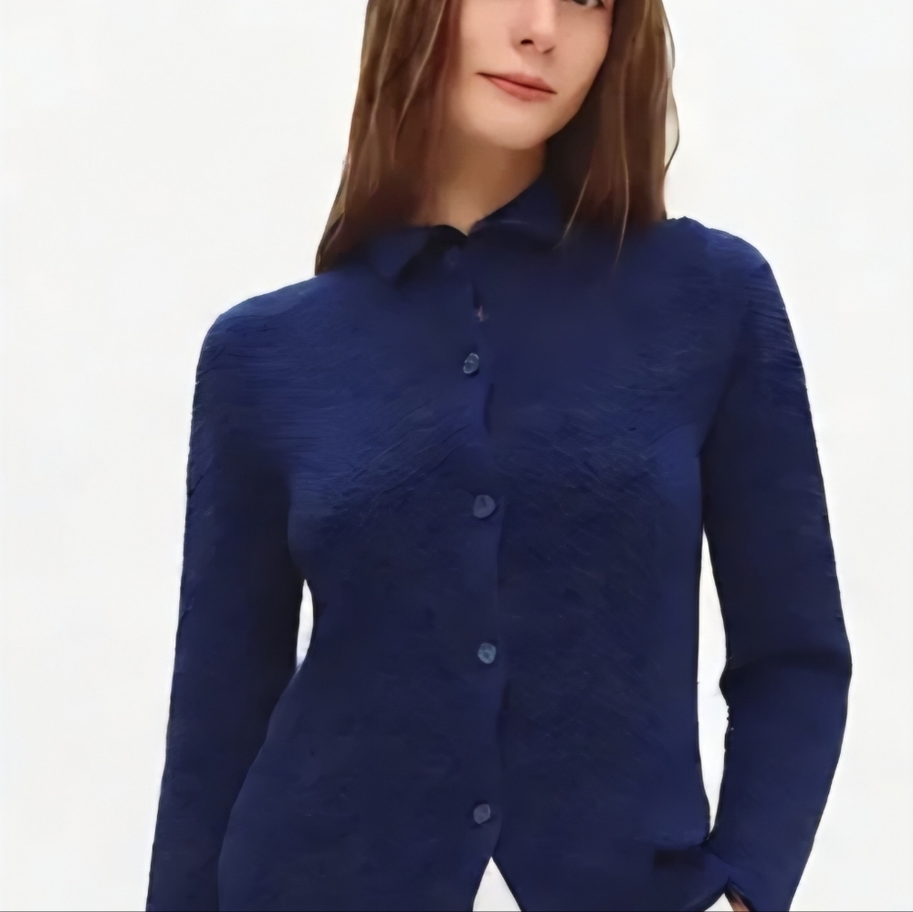 Dismero Elegant Navy Blue Women's Cardigan